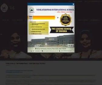 Vis10Dwarka.com(Venkateshwar international school) Screenshot