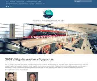 Vis2018.org(2018 Vitiligo International Symposium) Screenshot