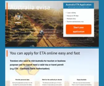 Visa-Australia.org(Australia visa) Screenshot