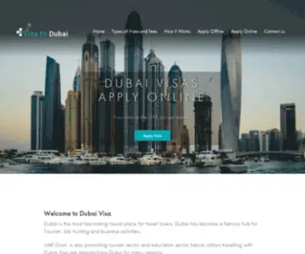 Visa-TO-Dubai.co.uk(Get Your Visa to Dubai from London According to Your Need) Screenshot