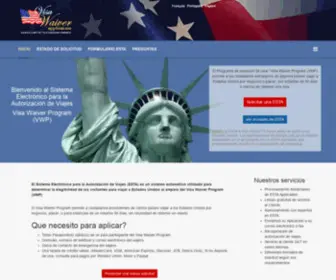 Visa-Waiver.cl(Sistema Electrónico para la Autorización de Viaje (ESTA)) Screenshot