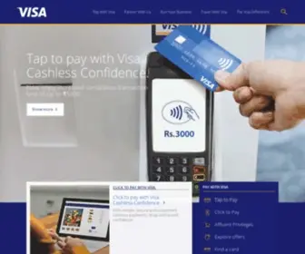 Visa.co.in(Everywhere you want to be) Screenshot