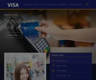 Visa.co.th(A trusted leader in digital payments) Screenshot