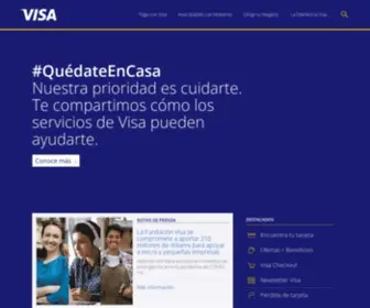 Visa.com.mx(Sitio Oficial de Visa) Screenshot