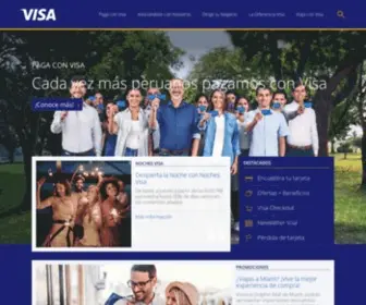 Visa.com.pe(Visa) Screenshot