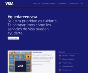 Visa.com.py(Sitio Oficial de Visa) Screenshot