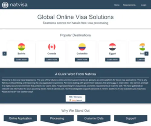 Visa84.com(Apply for your online visa) Screenshot