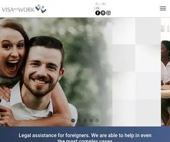 Visaandwork.com(Visa And Work) Screenshot
