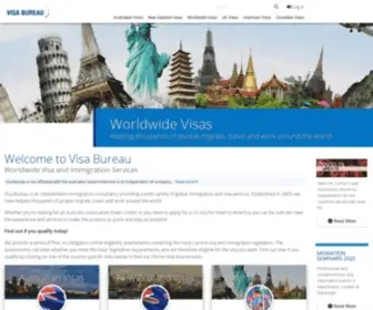 Visabureau.com(Visa Bureau) Screenshot