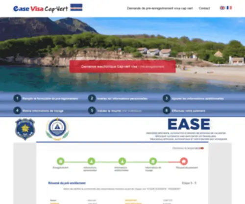 VisacapVert.com(Visa Cap Vert 2019 Officiel) Screenshot