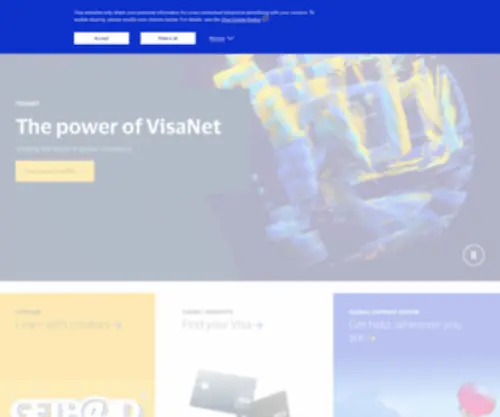 Visacard.com(Credit Cards) Screenshot