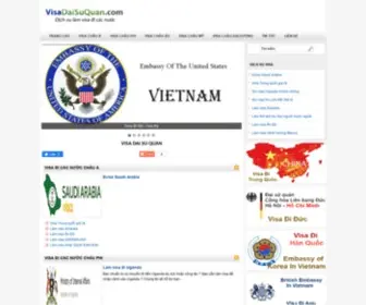 Visadaisuquan.com(Visa Đại sứ quán) Screenshot