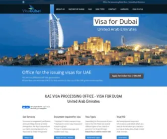 Visadubaionline.com(Office for processing Dubai Visa Online. Dubai Visa) Screenshot