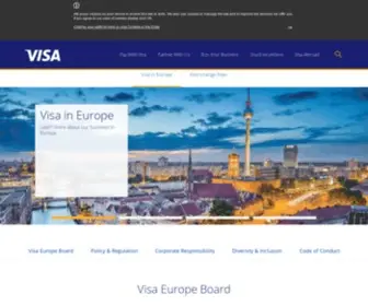 Visaeurope.com(Visa in Europe) Screenshot