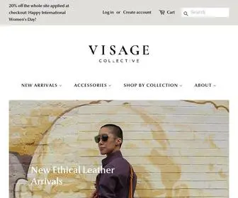 Visagecollective.com(Visage Collective) Screenshot