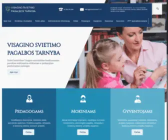 Visaginospt.lt(Vietimo pagalbos tarnyba) Screenshot