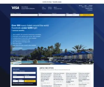 Visainfiniteluxuryhotels.ca(Luxury Hotels and Luxury Resorts) Screenshot