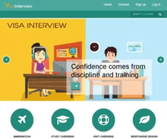 Visainterview.com(Visa interview questions) Screenshot