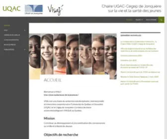 Visaj.ca(Chaire UQAC) Screenshot