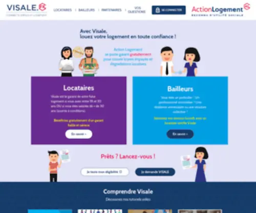 Visale.fr(La caution Nouvelle(s) Génération(s)) Screenshot