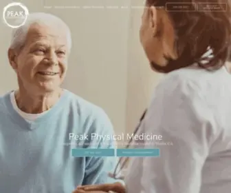 Visaliahealth.com(Premier Physical Medicine) Screenshot