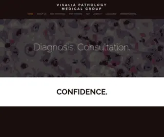 Visaliapath.com(Visalia Pathology Medical Group) Screenshot