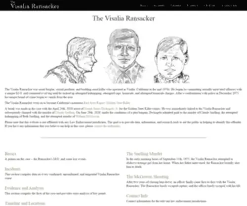 Visaliaransacker.com(The Visalia Ransacker) Screenshot