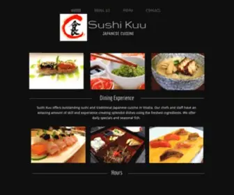 Visaliasushikuu.com(Sushi) Screenshot