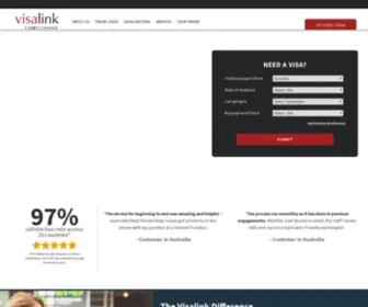 Visalink.com.au(Travel Visas for Business Travel and Tourism) Screenshot