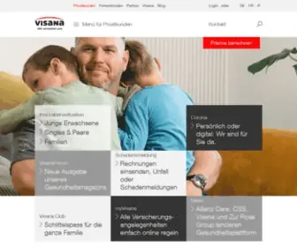 Visana.ch(Visana Krankenversicherung) Screenshot