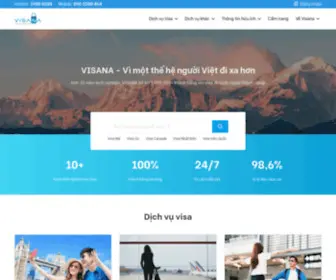 Visana.vn(Dịch vụ visa Uy tín & Nhanh chóng) Screenshot