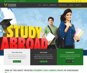 Visaoverseasconsultant.com(Visa Overseas Consultancy in Vadodara) Screenshot