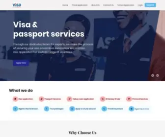 Visapaper.com(Visa and Passport Services) Screenshot