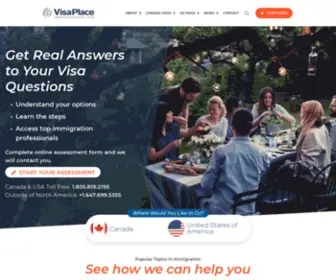 Visaplace.com(Toronto Immigration Lawyers) Screenshot