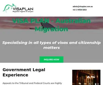 Visaplan.com.au(Visa Plan Australia) Screenshot