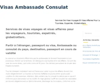 Visas-Ambassade-Consulat.com(WordPress) Screenshot