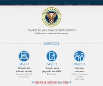 Visas.mx(Visa Americana) Screenshot