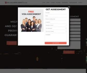 Visasandworkpermits.com(Visasandworkpermits) Screenshot