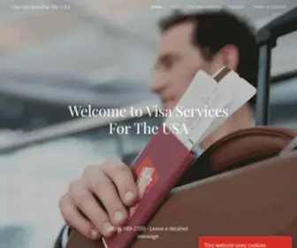 Visaservicesfortheusa.com(Visa Services For The USA specializes in the K) Screenshot