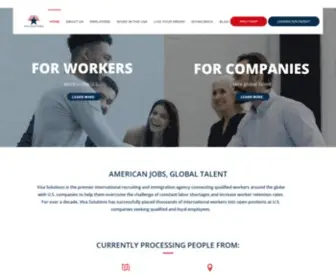 Visasolutions.com(VISA SOLUTIONS) Screenshot