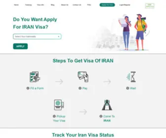 Visatoiran.com(Web site created using create) Screenshot