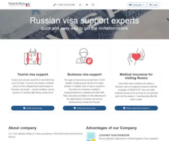 Visatorus.com(Visa Expert to Russia since 2016) Screenshot