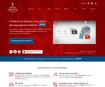 Visatoruss.com(Invitation to russia for £8) Screenshot