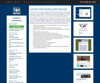 Visatorussia.de(Russlands Geschäftsvisum) Screenshot
