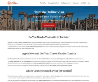 Visatunisia.com(Tunisia Online Visa) Screenshot