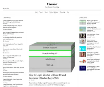 Visavac.com(Your Trusted Travel Blog) Screenshot