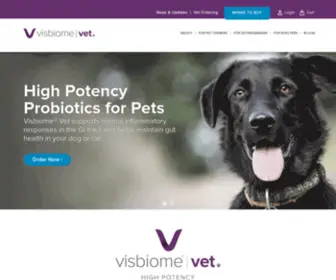 Visbiomevet.com(Visbiome®) Screenshot