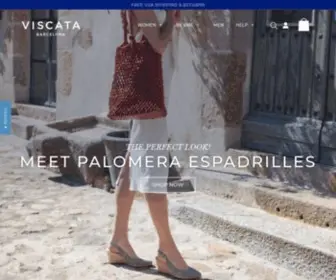 Viscata.com(Women's & men's espadrilles) Screenshot