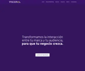 Visceral.cl(Contenido Digital Audiovisual) Screenshot