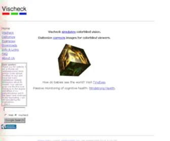 Vischeck.com(Vischeck: Home) Screenshot